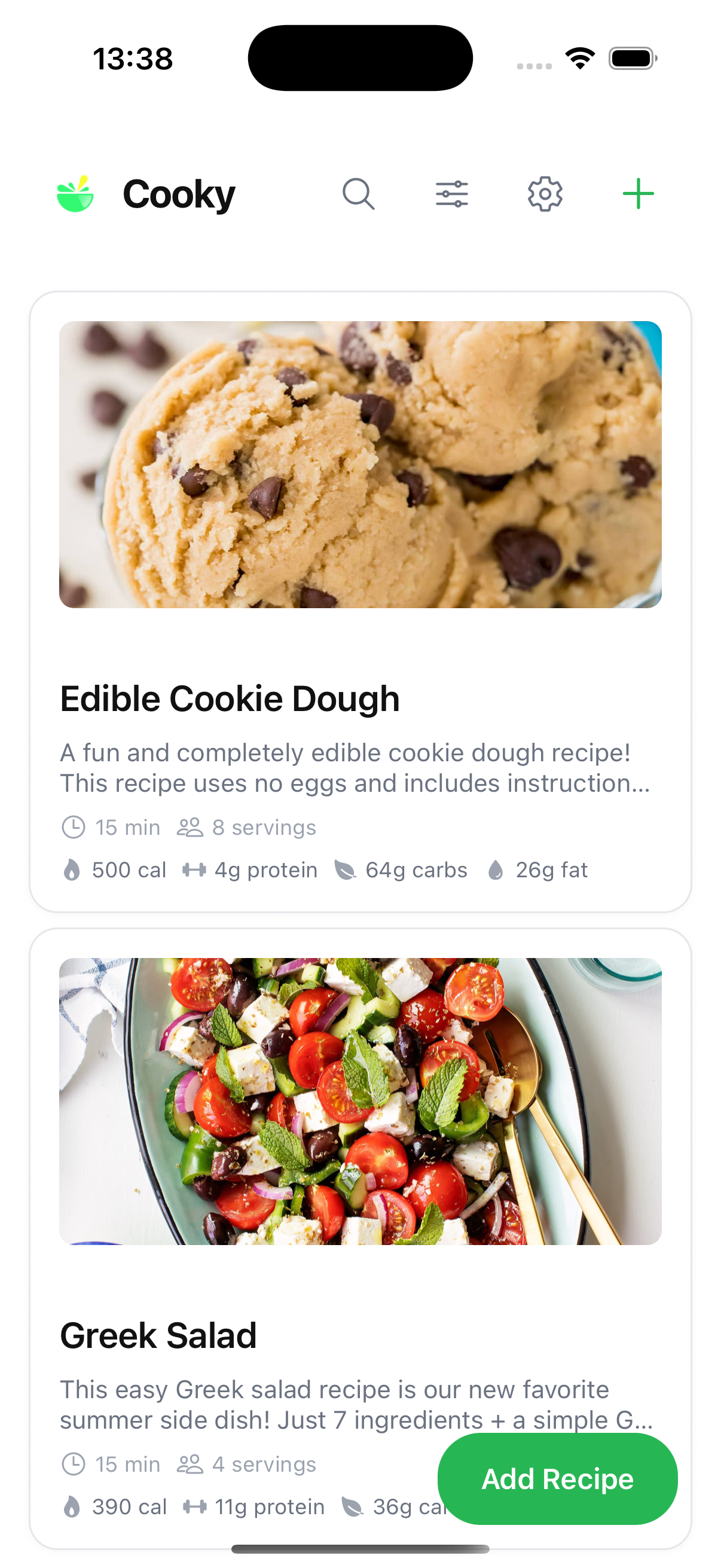 Recipe Library
